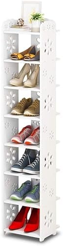 Dripex Schuhregal Standregal 8 Ablagen Schuhablage Schuhständer Schuhschrank multifunktional Standregal für Flur Schlafzimmer Küche