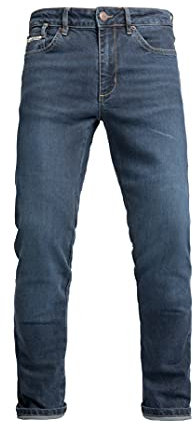 John Doe Taylor Monolayer XTM Motorrad Jeans Herren mit Protektoren Indigo 48/32