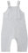 Stellou & friends Salopette per neonati e bambini, 100% cotone, grigio chiaro, 86/92 cm