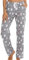 MIA LUCCE Pantalon de pyjama long et léger pour femme, pantalon de yoga, pantalon de pyjama pour femme, Pingouin., M