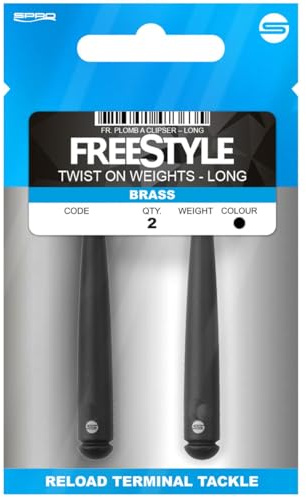 Spro Freestyle Twist On Weights Long Brass - 2 Gewichte