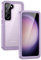 Lanhiem Cover Per Samsung Galaxy S23 5G Impermeabile, IP68 Waterproof e 360 Gradi Protezione, Custodia Subacquea Antiurto Rugged con Full Body Protezione dello Integrata Schermo per S23 6,1,Viola
