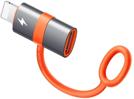 mcdodo Adattatore Lightning Usb C Adattatore Usb C Lightning da 36W da tipo C a Lightning PD ricarica rapida adattatore compatibile(1 pezzi)