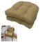 QLXYYFC U-förmiges, Rutschfestes, Gepolstertes Sitzpolster 18 X 18 Zoll, 2 Stück Kissenbezug Modern Dekorative Kissenbezüge für Sofa Bett Couch Stuhl Terrasse (Color : Brown, Size : 48x48cm)