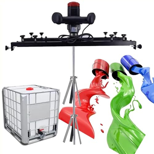 DDZJTPP IBC-RüHrwerk, 3000W Elektrische Tankmischermaschine, Kommerzielle 1-Tonnen-FarbrüHrmaschine Mit StüTzaufhäNger, FarbmischausrüStung, FüR TintenlöSer-RüHrwerk