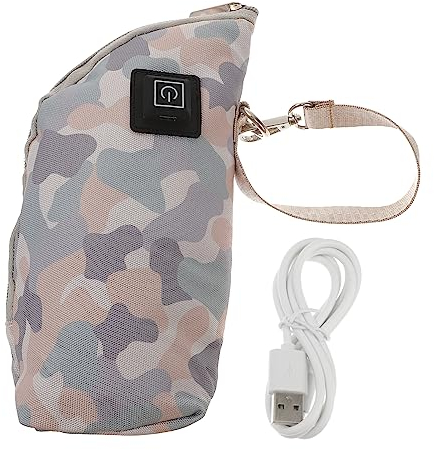 Abaodam Milk Bottle Thermal Bag Bottle Cover Warmer Car Charging Heating Bag Random Style