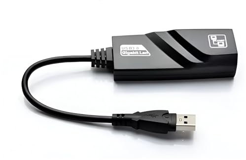 TV xStream Adattatore Ethernet USB 3.0, convertitore di rete ad alta velocità, connessione Gigabit, compatibile con laptop, desktop e telefono, Plug & Play per Windows, Linux, Chrome OS