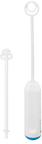 Batidora De Bebidas Portátil, Batidora De Fórmula Para Bebés, Mini Espumador De Leche, Batidora De Bebidas Con Pilas Para Café, Café Con Leche, Capuchino Y Batidor De Huevos(Blanco)