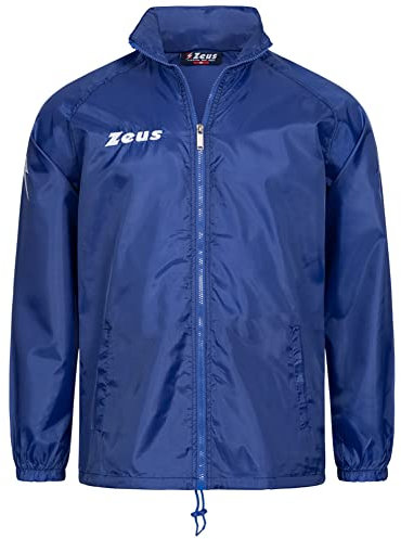 Nucleo Sport Giacca Antipioggia impermeabile Antivento da pioggia Rain Zeus x Uomo Unisex Donna Bambino (M, Azzurro)
