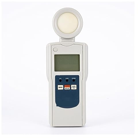 Digitales Beleuchtungsstärke-/Lichtmessgerät Digitales Hochpräzises Beleuchtungsstärkemessrät, Innenbeleuchtungs-Leuchtdichte-Lumen-Photometer, Landwirtschaftlicher Beleuchtungsstärke-Tester für Pflan