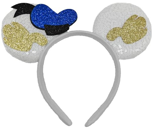 ZHENNAN Duck Headband for Women Men Birthday Gifts Halloween Decor | Glitter Cute Hairband for Adults Halloween Birthday Decorations Cartoon Costume Themed Events Hair Accessories