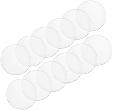 Gadpiparty 12stücke Glas Saugnäpfe Transparente Gummipuffer Für Tischplatten rutschfeste Möbeluntersetzer Geeignet Für Glas Und Keramikoberflächen