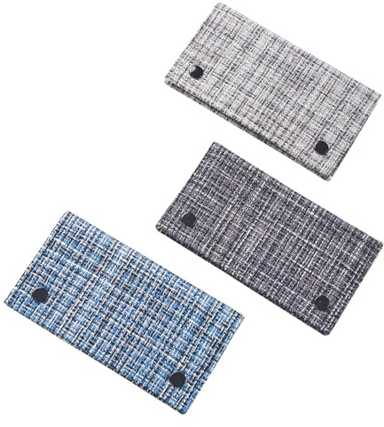 Borsa Porta Tabacco In Tessuto Tweed Con Chiusura A Bottoni + 3 Cerniere E Porta Cartine - 16,4x9cm - 40519080
