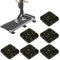 6 Pcs Walking Pad Mat with High Density Rubber for Protect Floors, Noise Reduction, Prefect for Portable Walking Pad Treadmill for Home, Non Slip, Anti Vibration