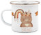 Kidsmood - Emaille Tasse Personalisiert mit Namen- Robuste Kinder Tasse für Camping & Alltag - BPA-frei, Spülmaschinenfest, Kinder Becher als Geschenke zur taufe, zur Geburt oder für Weihnachten