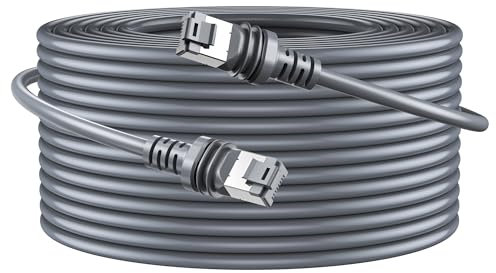 Starlink Cable de repuesto Starlink Gen 3 de 100 pies/30M, cable Starlink V3 de accionamiento estándar para Starlink impermeable Satellite Gen 3 Starlink Ethernet Cable para Gen 3 Gris