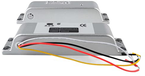 Elektrisches Fallriegelschloss aus Aluminiumlegierung, Elektronisches Haussicherheits-Zugangskontrollsystem für Brandschutztüren aus Holz, Metall, Glas, 12 V-24 V
