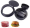 Jwthee 3 in 1 Stuffed Burger Press, Hamburger Press Patty Maker Non Stick Hamburger Press Sausage Patty Press Kitchen Gadgets for Meat Beef Veggie