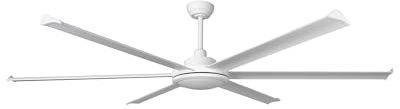 Faro Rotterdam Ventilateur de plafond XL 6 pales blanc mat