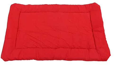 REXVTNS Portable Dog Bed | Water - Safe & Foldable Pet Mat for Travel/Camping/Car | All - Season Outdoor Dog Bed with Soft Handles | Simple to Maintain & Sturdy (Red)