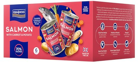 Fish4Dogs Salmon Wet Complete 395g x 24