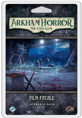 Asmodee | Arkham Horror The Card Game: Film Fatale Scenario Pack | Scenario Card Game | Ages 14+ | 1-4 Players | 60-120 Minutes Playing Time