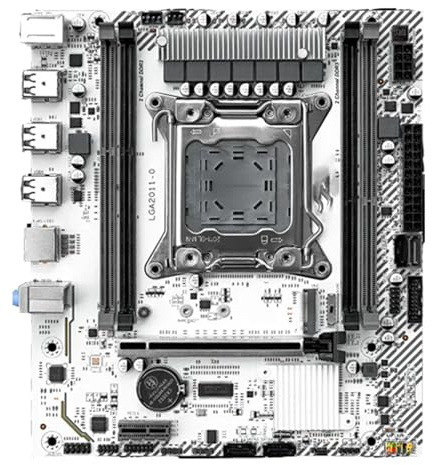 motherboard Fit For JGINYUE X79M Motherboard M-ATX combo E5 2650v2/2680V2 8GB*2 1600MHz DDR3 ECC RGB RAM kit For office/warehouse/NAS/