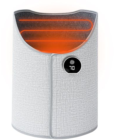 Under Desk Foot Warmer - Under Desk Foot Warmer Wrap Adjustable 5 Levels Table Leg Heating Pad for Travel Space Indoor
