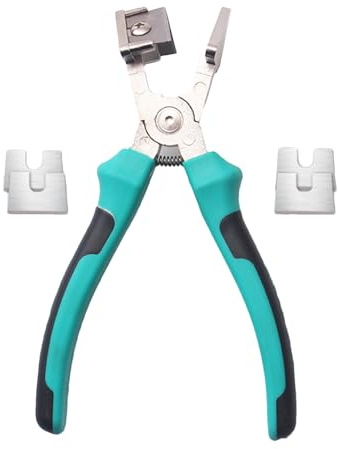 Gummistreifenschere, 18,5 x 10,5 x 3 cm, Streifenzange, 90 Grad | effizienter Komfort, robuste Notchzange, Kantenschere für Gummistreifen, PVC