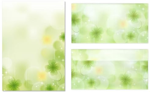 25 Motivpapier - Seifenblasen und Kleeblätter + 25 Umschläge Hochwertiges Qualitäts-Offsetpapier, gut beschreibbar (MPA-5135) Format: DIN A4 (210 x 297 mm) + DIN lang (110 x 220 mm)