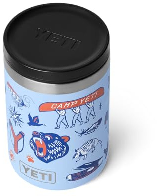YETI Rambler 16 oz (473 ml) Insulated Food Jar (Big Sky Summer Camp) - Leakproof Stainless Steel Food Flask for Hot & Cold Meals - Dishwasher Safe Soup Flask with MagVent Lid - 5 Year Warranty