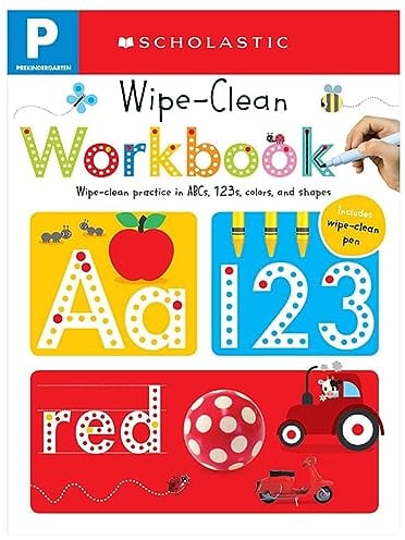 Pre-K Wipe-Clean Workbook: Scholastic Early Learners (Wipe-Clean): Included Wipe Clean Pen