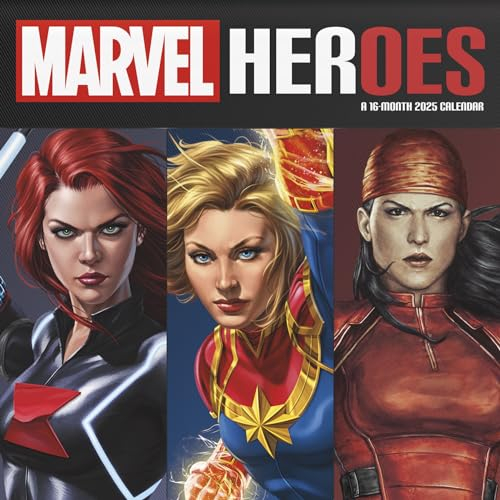 2025 Marvel HERoes Wall Calendar