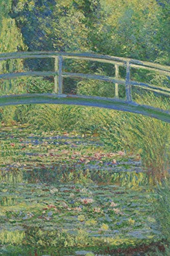 Monet Journal #10: Cool Artist Gifts - The Water Lily Pond Claude Monet Notebook Journal To Write In 6x9 150 Lined Pages