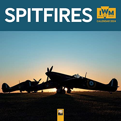 IWM – Spitfires – Spitfire – Britisches Jagdflugzeug 2024: Original Flame Tree Publishing-Kalender [Kalender] (Wall-Kalender)