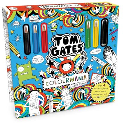 Tom Gates: Colourmania (Colouring Kit)