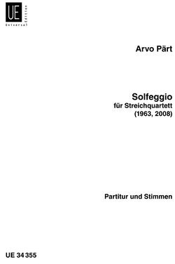 Solfeggio Stringquartet Part.