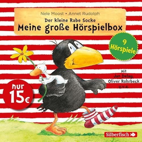 Der kleine Rabe Socke - Meine große Hörspielbox 1 (Der kleine Rabe Socke): Alles rabenstark!, Alles aufgeräumt!, Alles kaputt! / Alles vermurkst!, ... Alles für dich!, Alles getröstet!: 3 CDs