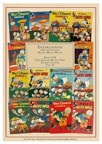 Enzyklopädie Deutscher Micky Maus-Hefte / Band 7: Die große Kunst der Disney-Cover / Teil 2
