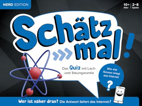 Schätz mal! Nerd Edition: Das Quiz mit Lach- und Staungarantie I Ab 10 Jahre I 2-8 Spieler I Spiele-Block