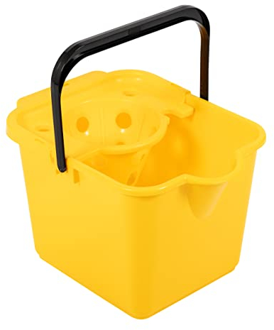 Addis 12L Capacity Mop Pail And Wringer In Sunshine Yellow