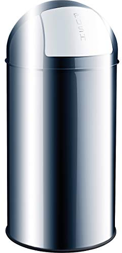 helit Poubelle push – Volume 30 l inox – poubelle pour le bureau poubelle pour le bureau poubelle pour le bureau poubelle pour le bureau poubelle pour le bureau