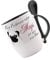 Tasse mit Löffel Ein Zuhause ohne Mops Löffeltasse, Kaffeetasse mit Motiv,Bürotasse, bedruckte Tasse mit Sprüchen oder Bildern - auch individuelle Gestaltung nach Kundenwunsch