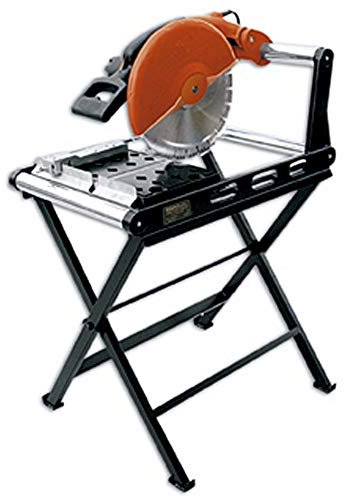Ega Master 60257 - Bench Bricks Cut-Off Machine with Table 355 Mm 110 V
