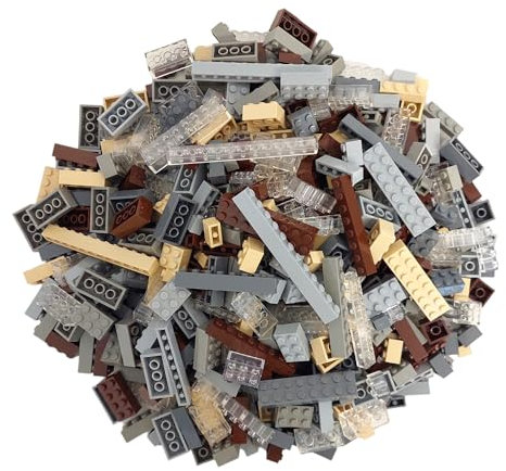 Bausteine Set mit 650 Stück im Koffer – Building Set, Grundbausteine – Kompatibel mit Lego Classic, Steine Classic 2x4,1x4,2x2,1x2,1x1 1x12,2x8,1x8, 2x3