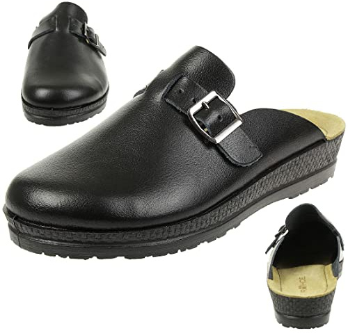 Rohde Neustadt-H Clogs Herren Hausschuhe Schuhe 1511 schwarz | Entdecken Sie die Rohde Neustadt-H Clogs für Herren: Komfortabel, rutschfest und ideal für den Alltag.