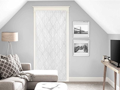 Soleil d'ocre Maud Gebrochen Vize Weiß, Polyester, 90x200 cm