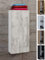 VCM Holz Holz Wandregal | Midischrank | Maße: H. 75 x B. 33 x T. 22 cm | 1 hohe Tür - Badinos D Weiß