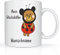 Print-Klex Tasse mit Namen und Glückskäfer Motiv Bedruckt Namenstasse Namensbecher Glückskäfer für Mädchen Kindertasse Keramiktasse Weiß Geschenktasse Spruchtasse Keramik mit Druck Kinder Tasse 330ml