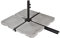 Dalle pour Parasol excentré Seclin Ton Zinc, 22 kg